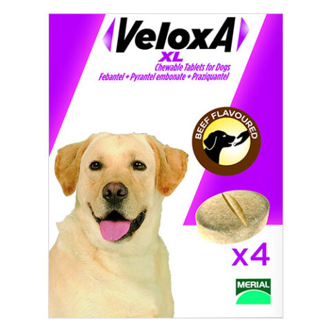 "Veloxa Xl Chewable Tablets For Large Dogs Up To 35 Kg 8 Pack"