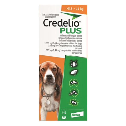 "Credelio Plus For Medium Dog 5.5-11kg 12 Chews"