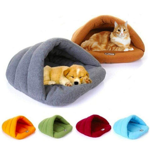 Comfy Pet Slipper Cave Bed