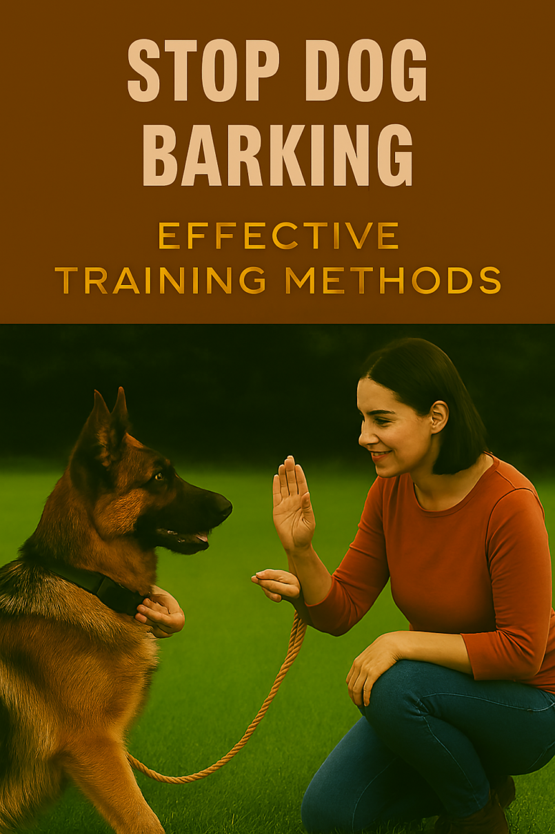 Stop Dog Barking: Effective Training Methods