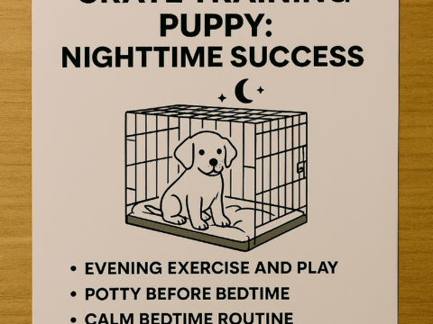 Crate Training Puppy: Nighttime Success
