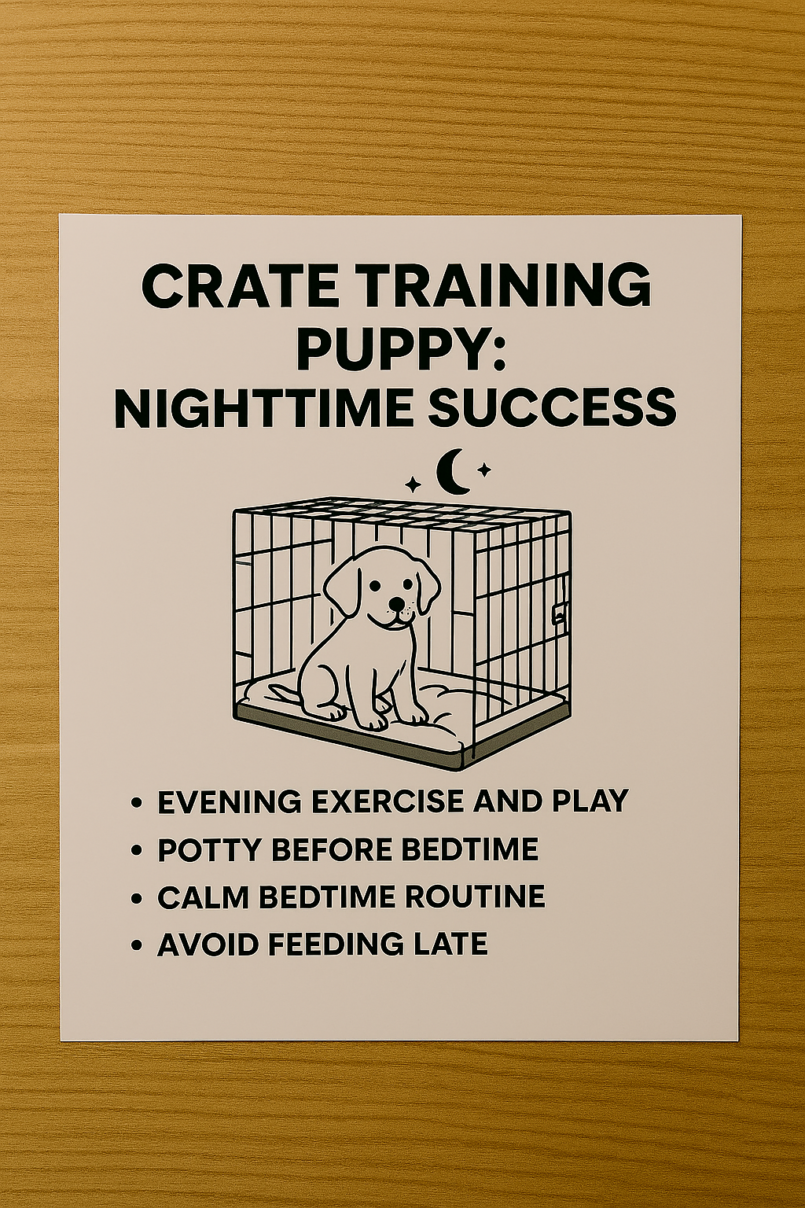 Crate Training Puppy: Nighttime Success