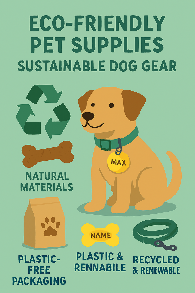 Eco-Friendly Pet Supplies: Sustainable Dog Gear