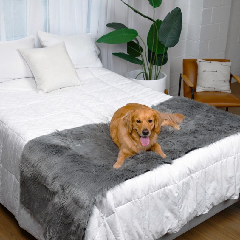 PupProtector Waterproof Bed Runner – Charcoal Grey