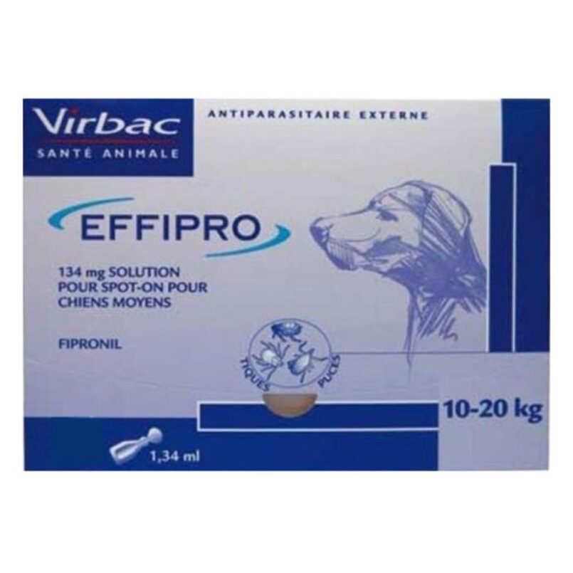 Effipro Spot-On Medium Dogs 23 To 44 Lbs. 4 Pack