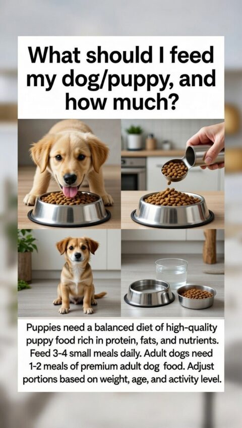 What should I feed my dog/puppy, and how much?