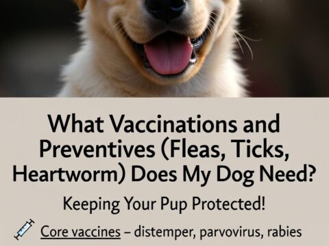 What vaccinations and preventives (fleas, ticks, heartworm) does my dog need?